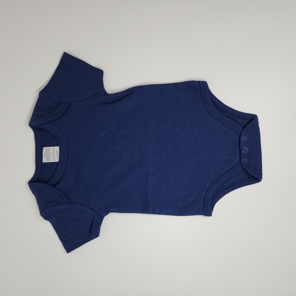 Baby Boy Blue Cotton Onessie 0-3 mon